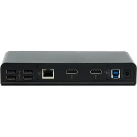 WORTMANN TERRA MOBILE Dockingstation 732 USB-A/C Dual Display inkl.5V/4A Netzteil, USB-A/C Kabel zu Notebooks