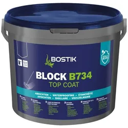 Bostik Block B734 Top Coat Bitumendachlack 10 Liter Eimer