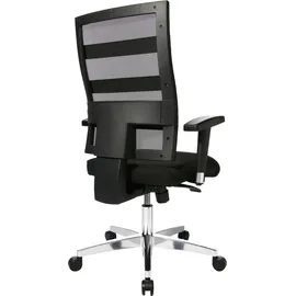 TOPSTAR X-Pander mit Armlehnen schwarz/schwarz/alu poliert