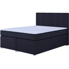 Roller Boxspringbett - grau - H3 - Bonell-Federkern - 160x200 cm