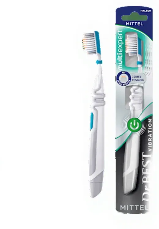 Dr.BEST Vibrationszahnbürste Multi-Expert mittlere Borsten 1 Stk.
