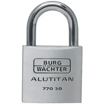 Burg Wächter Alutitan Vorhängeschloss verschiedenschließend 30 mm