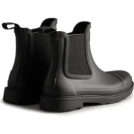 Hunter Commando Chelsea Boot wasserdicht, schwarz