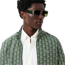 Lacoste Paris Jacquard-Trainingsjacke mit Reißverschluss, Grün M - Grün - M