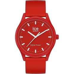 ice-watch Quarzuhr, Ice-Watch – ICE solar power Red sea – Rote Herren/Unisexuhr