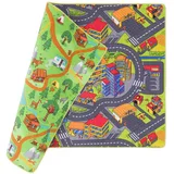 Pergamon Snapstyle Strassenteppich Beidseitig Strassenlandschaften 100x200 cm, Teppiche , Spielmatte,