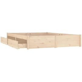 vidaXL Bett mit Schubladen 180x200 cm 3103528