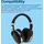 MMobiel Ersatz Ohrpolster Sennheiser HD 4.50BT, HD 4.50, HD 4.50BTNC - Schwarz - Schwarz