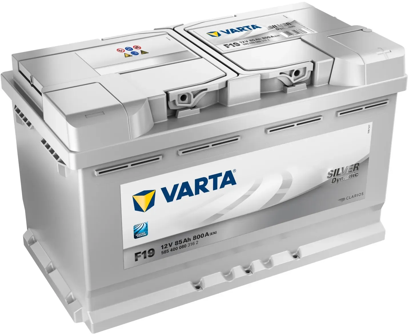 VARTA SILVER dynamic 12V 85Ah 800A Starterbatterie für RENAULT HYUNDAI VW FIAT TOYOTA AUDI MERCEDES-BENZ VOLVO OPEL CHEVROLET BMW 71771909 28800-0R040