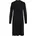Viril Midikleid Schwarz XL