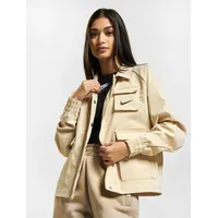 Nike Nsw Freizeit Jacke in Beige, Größe XS