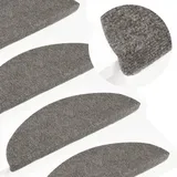 vidaXL Stufenmatte 25,5 x 68,5 cm Grau