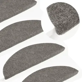 vidaXL Stufenmatte 25,5 x 68,5 cm Grau