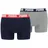 Puma Basic Boxershorts 2 Einheiten Blue / Grey Melange L