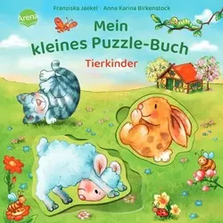 ARENA 3-401-71812-6 Jaekel, Mein kleines Puzzle-Buch. Tierkinder