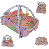 Moni Krabbeldecke Kissen Spielbogen Spielcenter 2 in 1 Oase Spielbogen