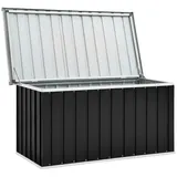 vidaXL Gartenbox Anthrazit 129x67x65 cm