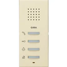 Gira Wohnungsstation AP 1250 01 Cremeweiß glänzend