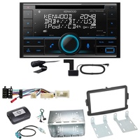 Kenwood DPX-7300DAB Bluetooth DAB CD USB Einbauset für Dacia Dokker Sandero