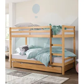 OTTO home Schubkasten OTTO HOME "Alpi", beige (natur gebeizt, gewachst), B:90cm H:20cm, Massivholz, Schubladen, Schubkasten, passend für das Etagenbett der Serie Alpi, aus massivem Kiefernholz
