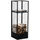 CLP Kaminholzständer Forrest Metall 40 x 40 x 120 cm schwarz