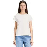 Cartoon Printshirt mit Ärmelaufschlag in Patch Cream/Pink | Gr.: