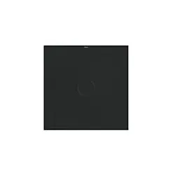 Bette BetteAir Duschfliese 7352-035T2 1000 x 1000 mm, ebony, Rechteck, glasierter Titan-Stahl, mit Minimum-Täger