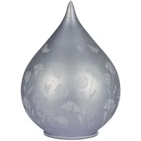 Formano Nachttischlampe Blumenwiese, mit Timerfunktion lila