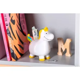 LEONARDO 4er-Set Leonardo Spardose Bambini - Einhorn Keramik Bunt
