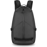 OUTMAX Rucksack Motorradhelm-Rucksack, Wasserdichte mit Reflexstreifen für Herren (Set, 1-tlg., Antifouling, Wasserdicht, Dauerhaft, Atmungsaktiv), Mit Laptopfach, Gewölbte Vordertaschen, 900D wasserdichtes Polyester schwarz