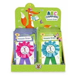 TRENDHAUS Ansteck-Orden ABC Champions sortiert 965790 Happy School