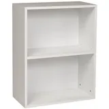 furni24 Bücherregal 60 x 31 x 77 cm Weiß