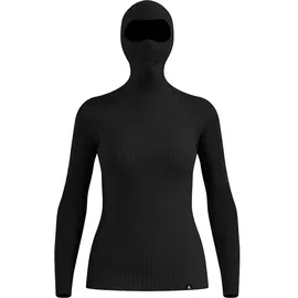 Odlo 112331 Seamless Performance Wool Langarm-baselayer - Black / Black - S