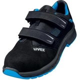 Uvex 2 trend Sandalen S1, blau/schwarz 10 37