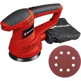 Einhell Exzenterschleifer TC-RS 38 E (380 W, Schleifteller Ø 125 mm, Drehzahlregelung, Staubfangsack, Klett-Schleifpapier)