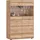 G + K Highboard 100 x 145 cm Braun
