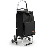 Sekey Einkaufstrolley Schwarz 50L