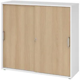 bümö Aktenschrank 3OH 80 x 40 x 120 weiß