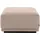 Musterring Hocker MUSTERRING, sand, B:80cm H:41cm T:80cm, 94% Polyester, 6% Nylon, Hocker, Hocker, mit Wellenunterfederung & HR-Kaltschaum, Holzrahmen in Schwarz