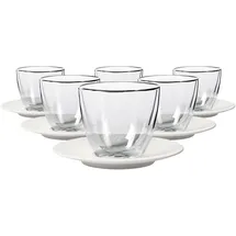 Villeroy & Boch Manufacture Rock Café au Lait-Set 6-tlg. weiß