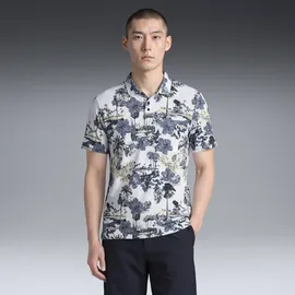 Puma Polo Cloudspun Palm weiss/navy