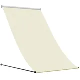 vidaXL Markise Einziehbar Creme 150x150 cm Stoff und Stahl