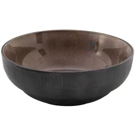 HIT Trading Schalen 8er Set WINNI, Braun - Keramik - glasierte Oberfläche - 8er Set