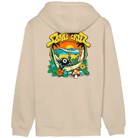 Santa Cruz Kapuzenpullover Hoodie Beige S