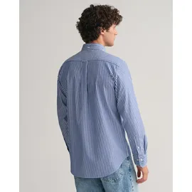 GANT Reg STRIPE Langarmhemd - College Blue - 4XL