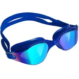 Coonoor Schwimmbrille Hochauflösend beschlagfrei wasserdicht und UV-geschützt – verstellbar blau