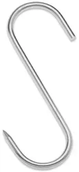 Giesser S-Haken, Aufhänger aus Edelstahl 6860 16 , 1 Packung = 10 Stück, Länge: 16 cm, 50 kg