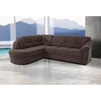 sit&more Ecksofa »Savoni L-Form« wahlweise mit Bettfunktion braun