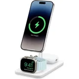 Twelve South HiRise 3 Deluxe 3-in-1 Qi2 TS-2425 Weiß