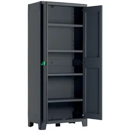 KETER Moby Alto XL 80 x 44 x 182 cm Anthrazit/Grün/Grau
